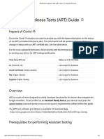 Assistant Readiness Tests (ART) Guide - Assistant Partners