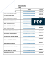 Promoción 2020: Alumnos Código Celular