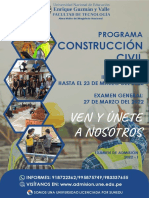 Afiche Construccion Civil 2022