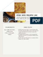 UPSIDE DOWN Pineapple CAKE: Directions Ingredients