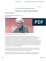 Trabajo Autónomo Sí, ¿Pero Qué Trabajo Autónomo? - Rebelion