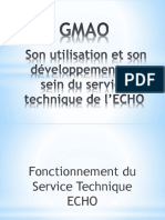 GMAO Utilisation Et Developpement A L ECHO