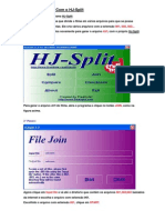 Unindo Arquivos Com o HJ-Split