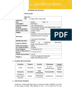 Infome Psicológico