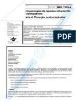 NBR 7.505-4 (2000-Armazenagem de Líquidos Inflamáveis e Combustíveis - Parte 4 - Proteção Contra Incêndio)