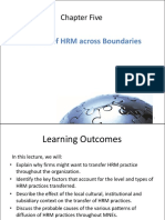 Topic 5-Transfer of HRM Across Boundaries
