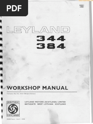BRITISH LEYLAND 1100/1300 MOTOR MANUALS