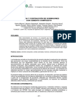 Fluencia y Contracción de Hormigones Con Cemento Compuesto