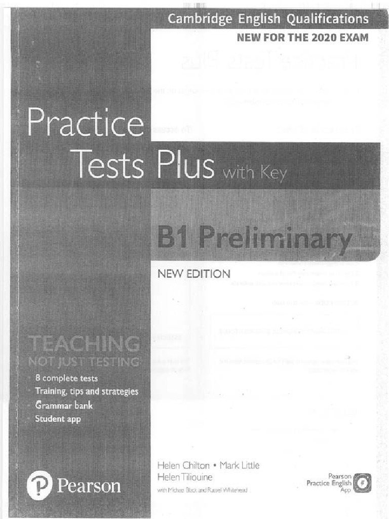 B1 Preliminary Practice Tests Plus | PDF