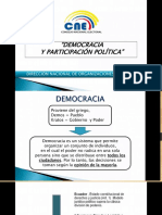 Democracia y Participacion Politica