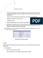 I. Sintaxis Básicas: 1. Tipos de Datos