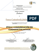 Etica y Comunicación en Cuidados Paliativos