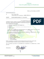 Carta 007-2022 Reunion Empresa Minera y Comunidad Chilloroya - Reformulacion