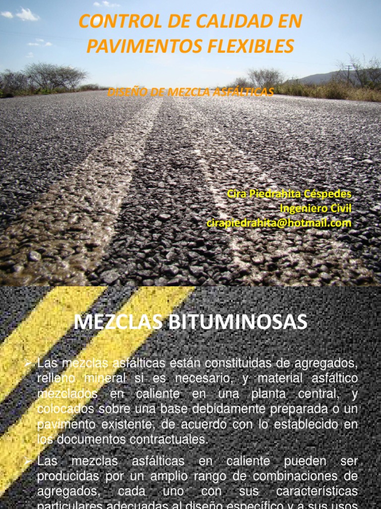 Control de Calidad en Pavimentos Flexibles | PDF | Cemento | Hormigón