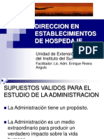 Direccion en Establecimientos de Hospedaje