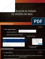 Como Buscar As Travas de Opções Do Ibov: Conteúdo Licenciado para Humberto Cataldo - 799.475.577-15