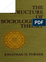 Jonathan H. Turner - The Structure of Sociological Theory-The Dorsey Press (1974)