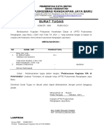 Surat Tugas Posyandu 2021