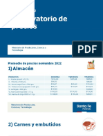 Observatorio de Precios - Informe Noviembre 2022