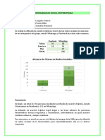 Alcance de Vistas en Redes Sociales: Facebook Whatsapp Yulissa 20 58 Francisco 14 36 Elías 28 Total 156