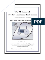 The Mechanics of Tractor - Implement Performance