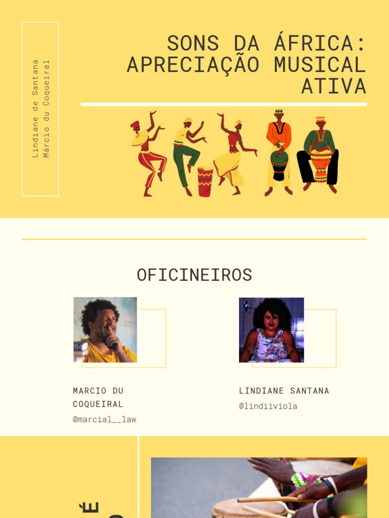 Sons Da África Apreciação Musical Ativa | PDF
