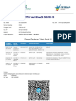 Kartu Vaksinasi Covid-19: Riwayat Pemberian Vaksin Covid-19
