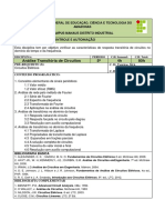 Análise Transitória Circuitos