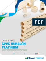 CPVC Duralón Platinum: Ficha Técnica