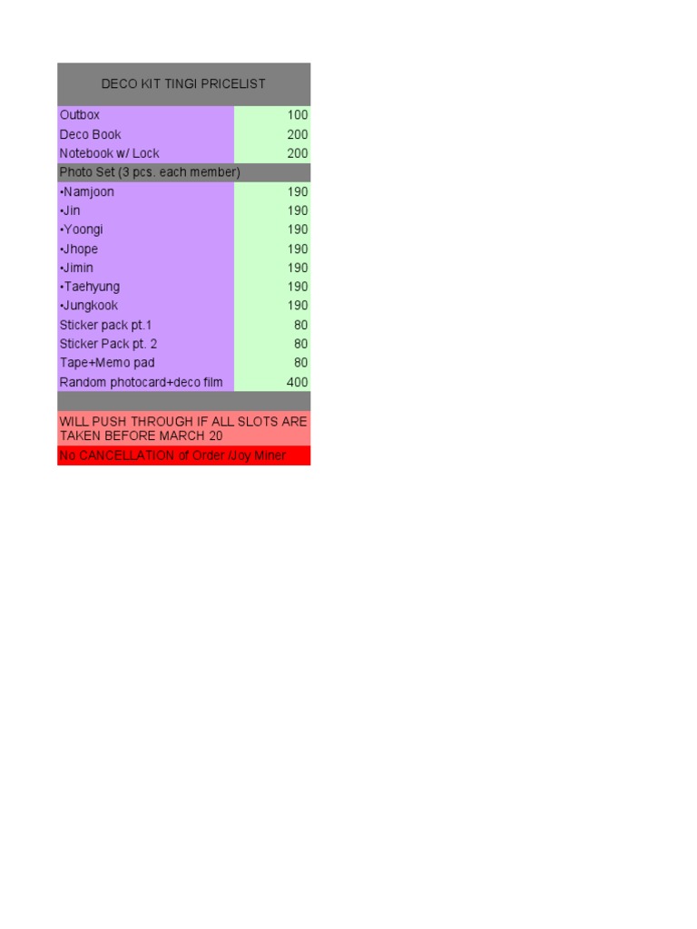 DECO KIT TINGIWPS Office PDF