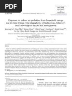 Download Exposure to Indoor Air Pollution From Household Energy Use in Rural China by Jacky Wacky SN61683799 doc pdf