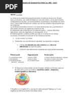 Actividades de Diagnostico para 3ro Año 2023