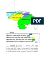 La propagación del COVID-19 en Venezuela según regiones geográficas