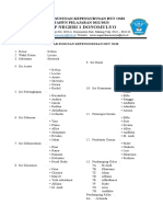 Daftar Kepengurusan OSIS SMPN 1 Donomulyo 2022/2023