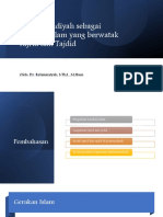 Muhammadiyah sebagai Gerakan Islam yang berwatak Tajrid dan Tajdid(1)