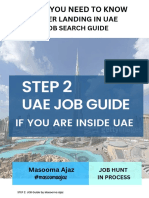 UAE Job Search Guide in 40 Steps