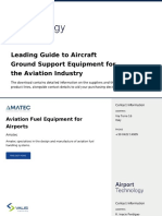 Leading Guide to Aircraft Ground Support Equipment