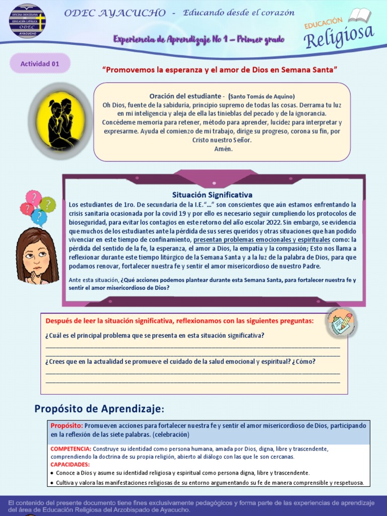 Fortaleciendo la Fe en Semana Santa | PDF | Amor | Oración
