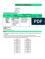 3° Sesion de Aprendizaje 28 de Setiembre