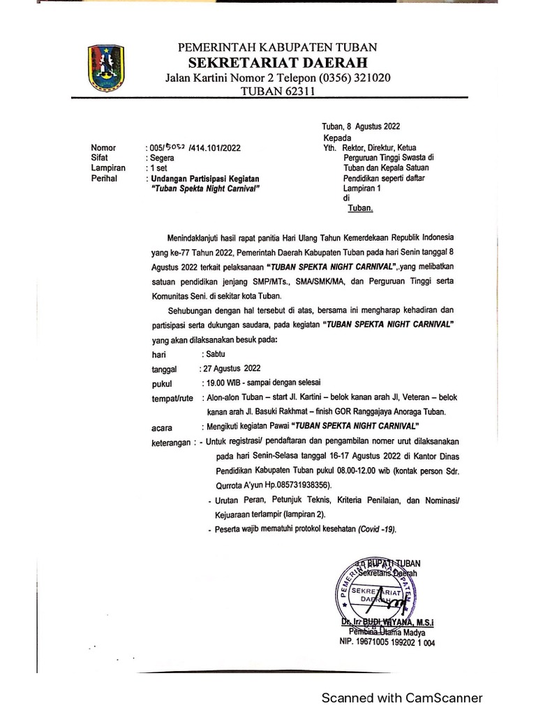 Undangan Carnival | PDF