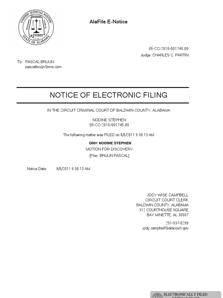 Legal Notice for Court Filing | PDF | Wisconsin Circuit Courts ...