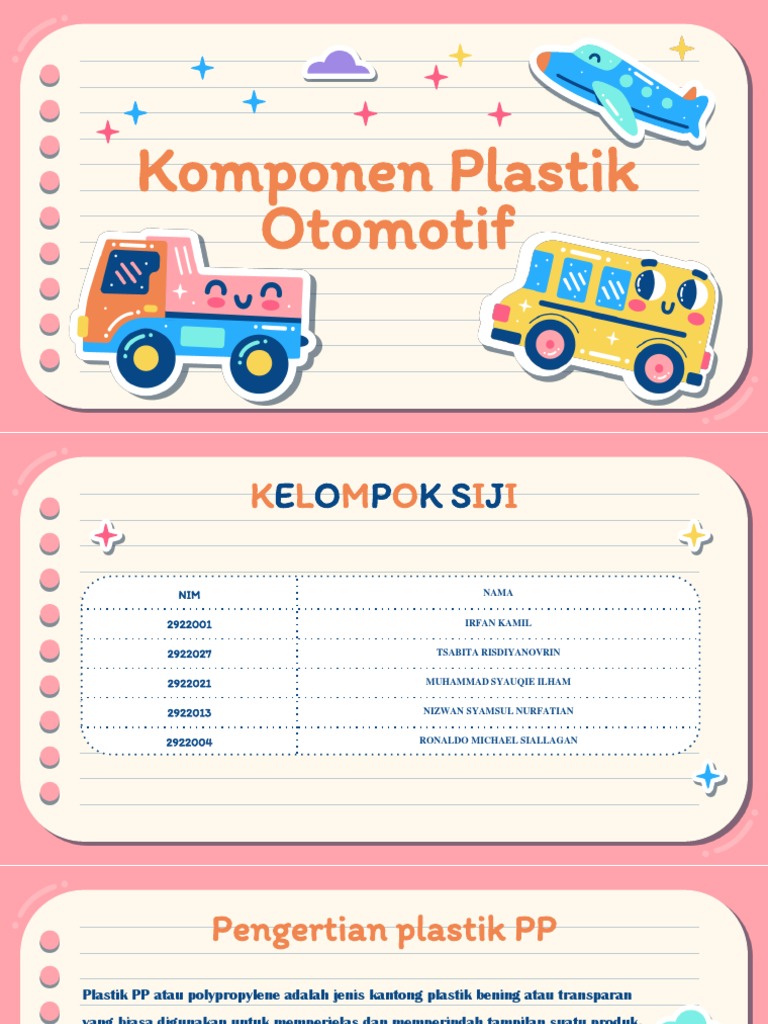 Kelompok 1 Bahan Plastik Pp Dan Abs Pdf