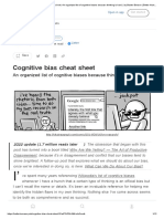 Cognitive Bias