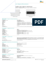 产品参数表 POW Origin Elite V1.0 20220617