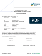 Formulir Pernyataan Registrasi Sasaran Vaksinasi Covid-19 Nomor: P-2F5Jbc2U