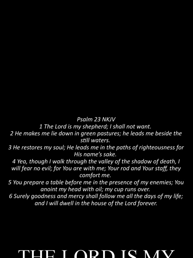 The Lord Is My Shepherd Understanding The Deeper Meaning Of Psalm 23