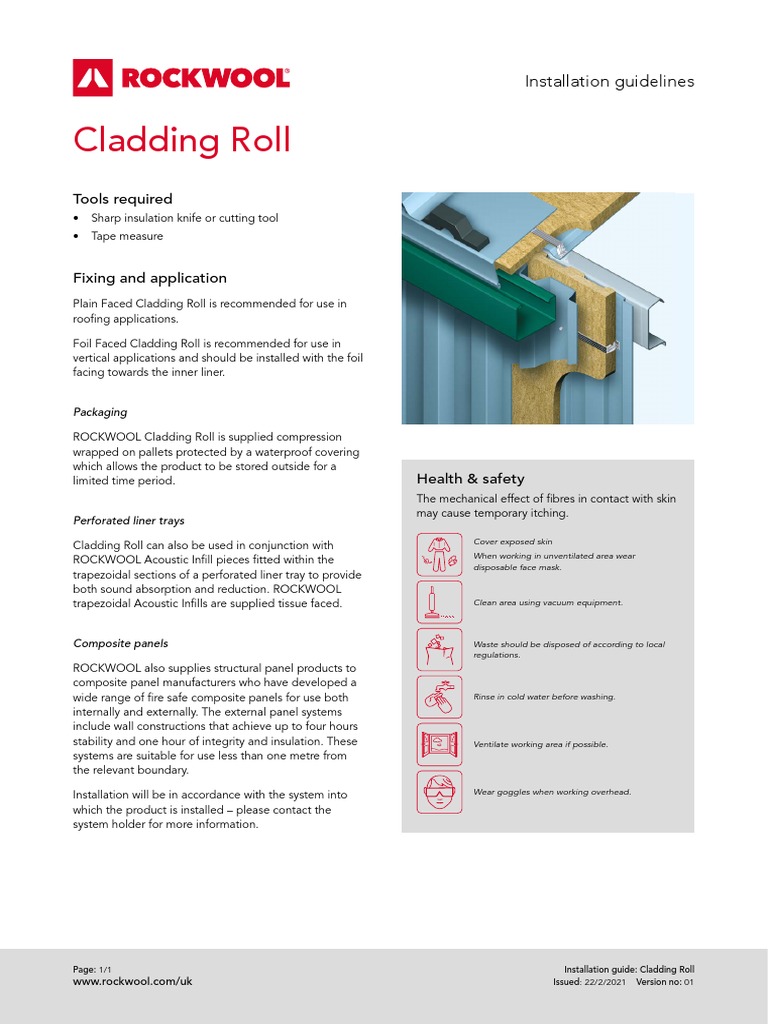 Cladding Roll Installation Guide PDF Building Insulation Economic