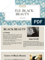 Title: Black Beauty: Janneth Cárdenas