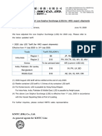 KMTC - Announcement of Low Sulphur Surcharge (LSS) - 01 July 2020