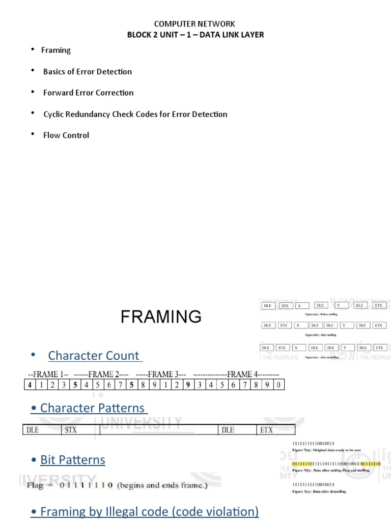 Data Link Layer CRC | PDF | Internet Protocols | Transmission Control ...